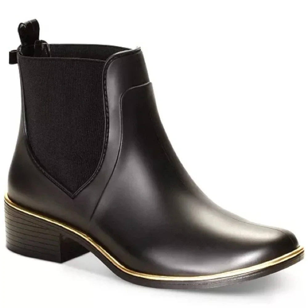 Kate Spade New York Women's‎ Star (Sedgewick) Rain Boots in Black, US Size 6/7